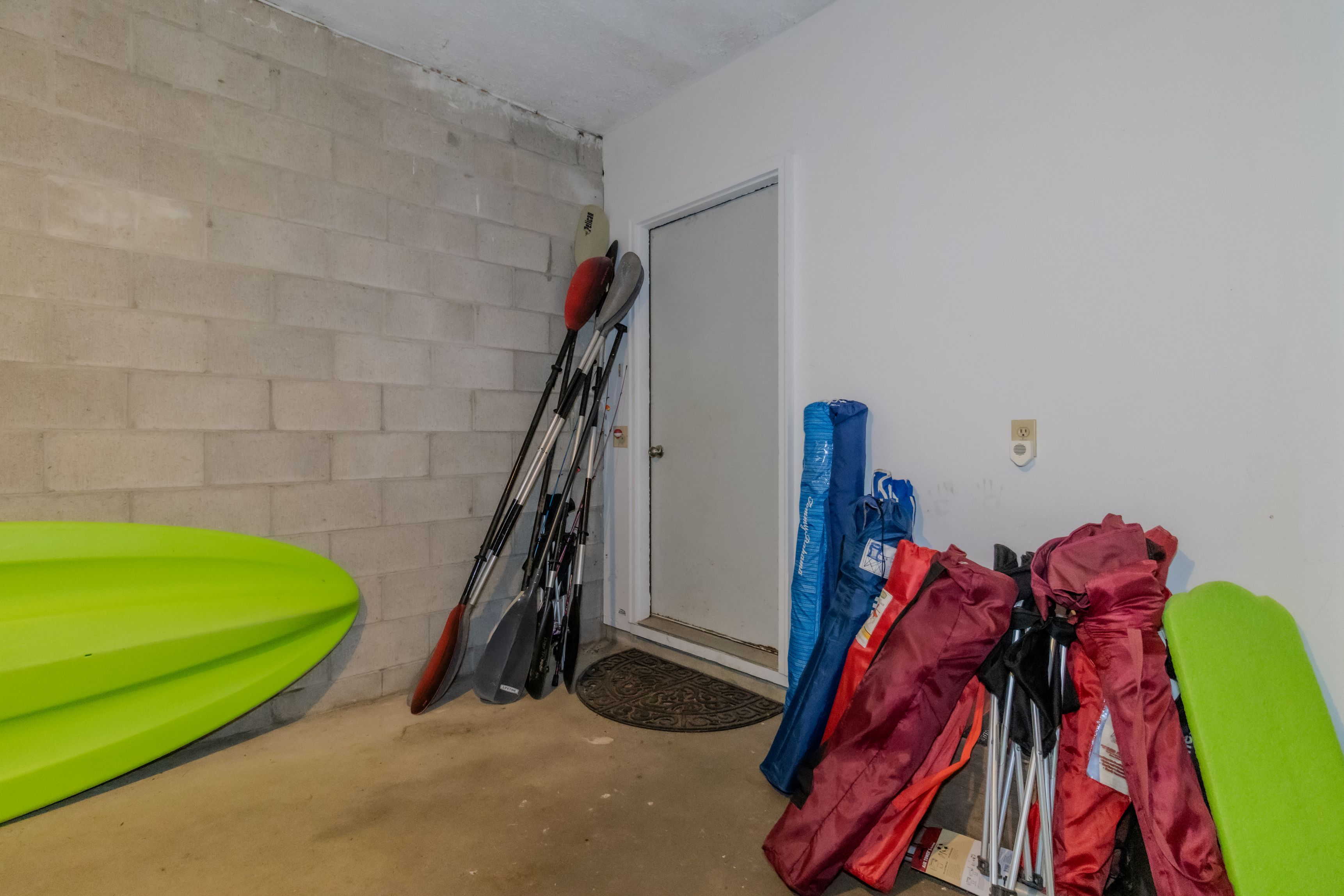 Water Toys in the Garage