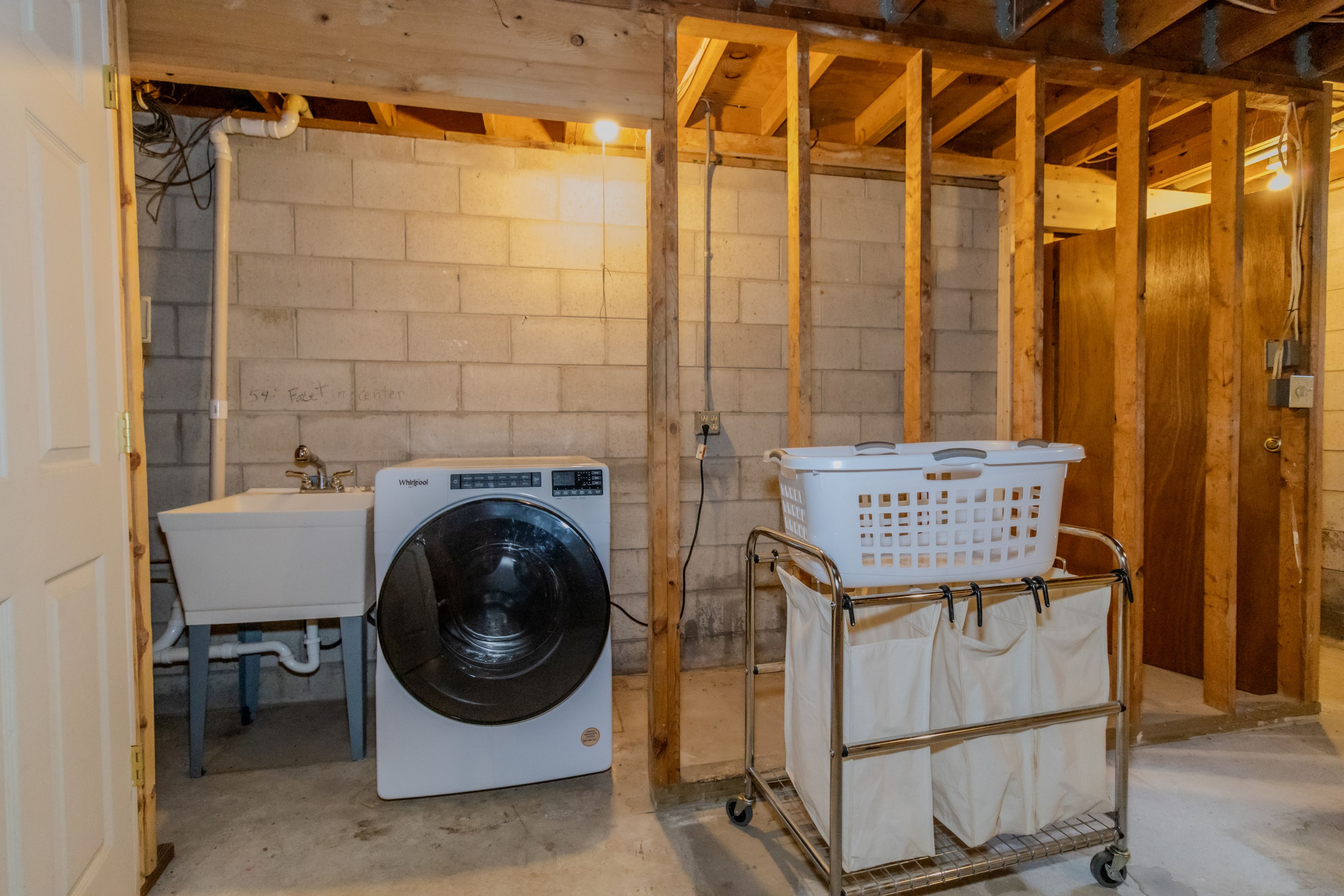 Washer in Basement