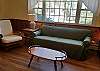Living area with large window Living area with large window