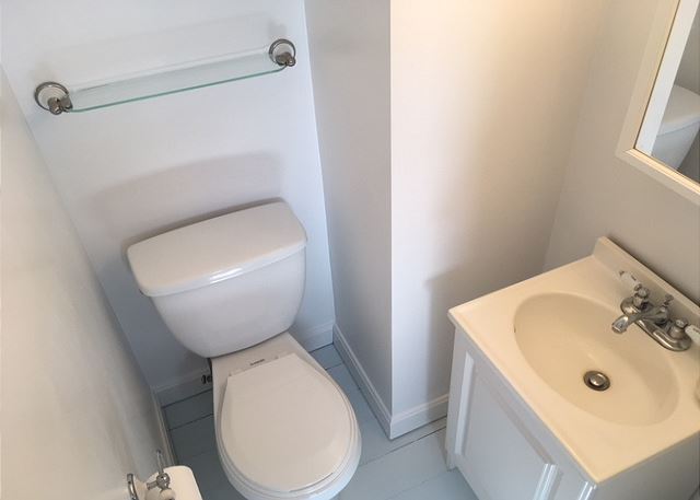 Upstairs half bath Upstairs half bath