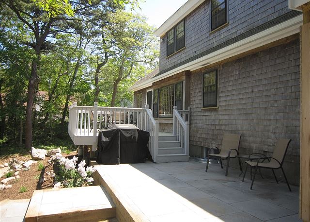 Patio off of deck Patio off of deck