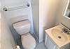 Upstairs half bath Upstairs half bath