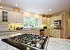 Kitchen island with gas range Kitchen island with gas range