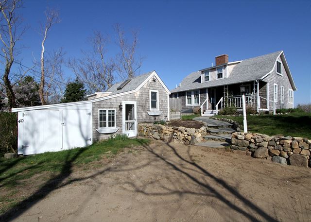 Exterior home and guest cottage Exterior home and guest cottage