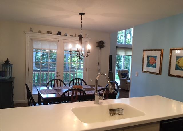 Open kitchen and dining room Open kitchen and dining room
