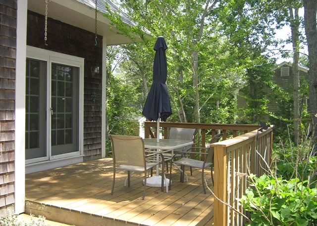 Deck with furniture Deck with furniture