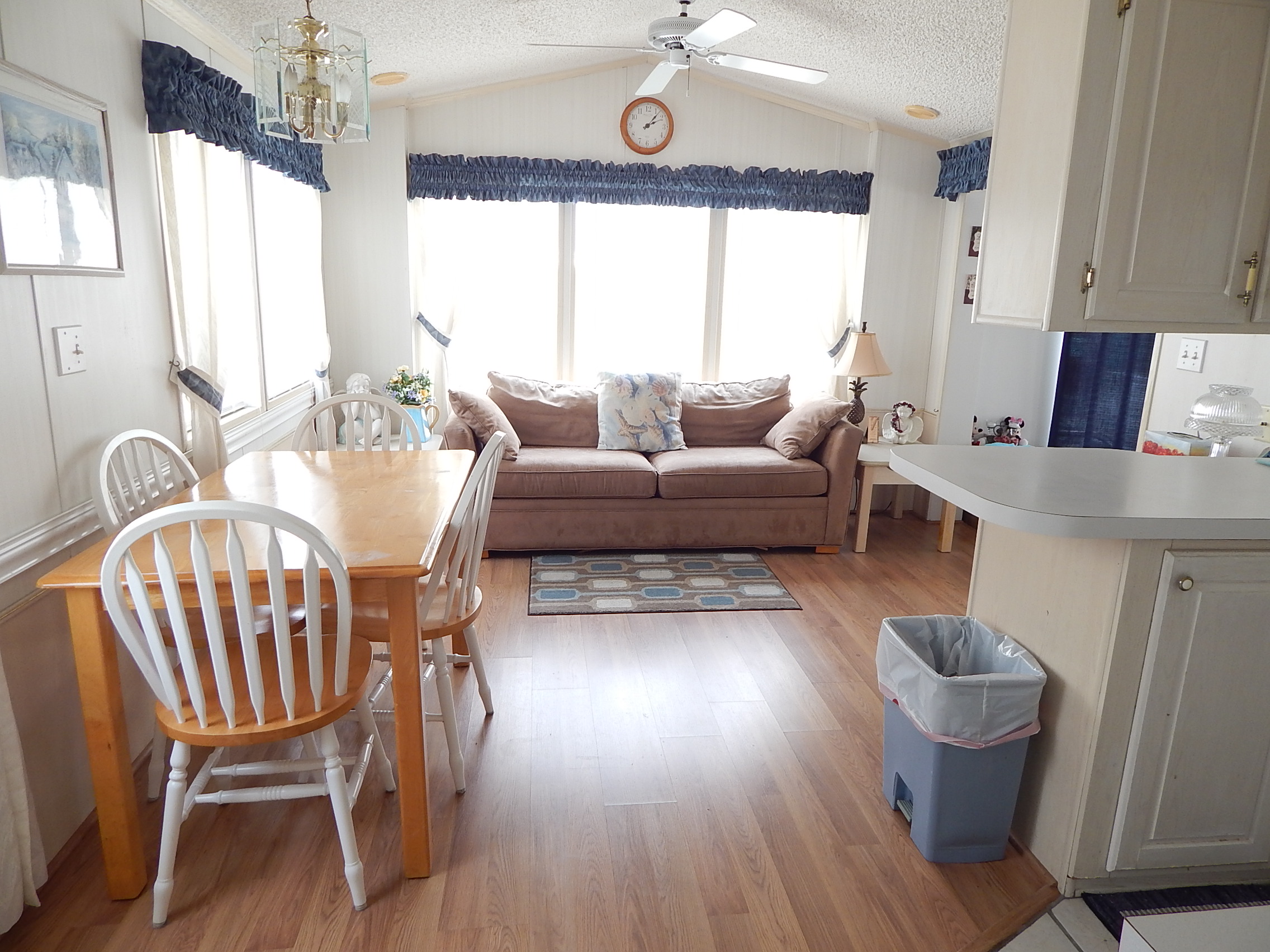 Living Room, Kitchen, Dining area