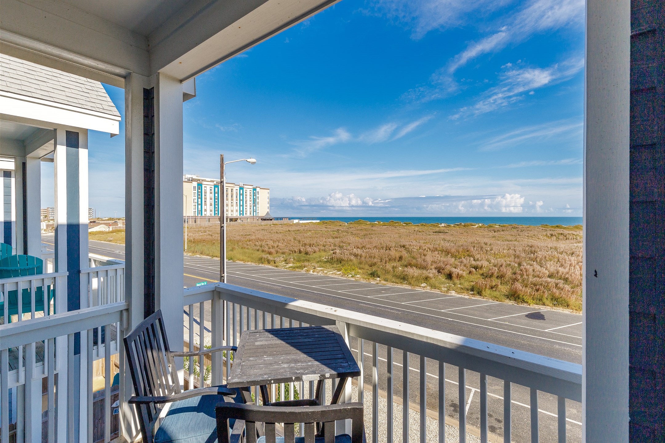 Wake up to beautiful beach views from your private master bedroom balcony 