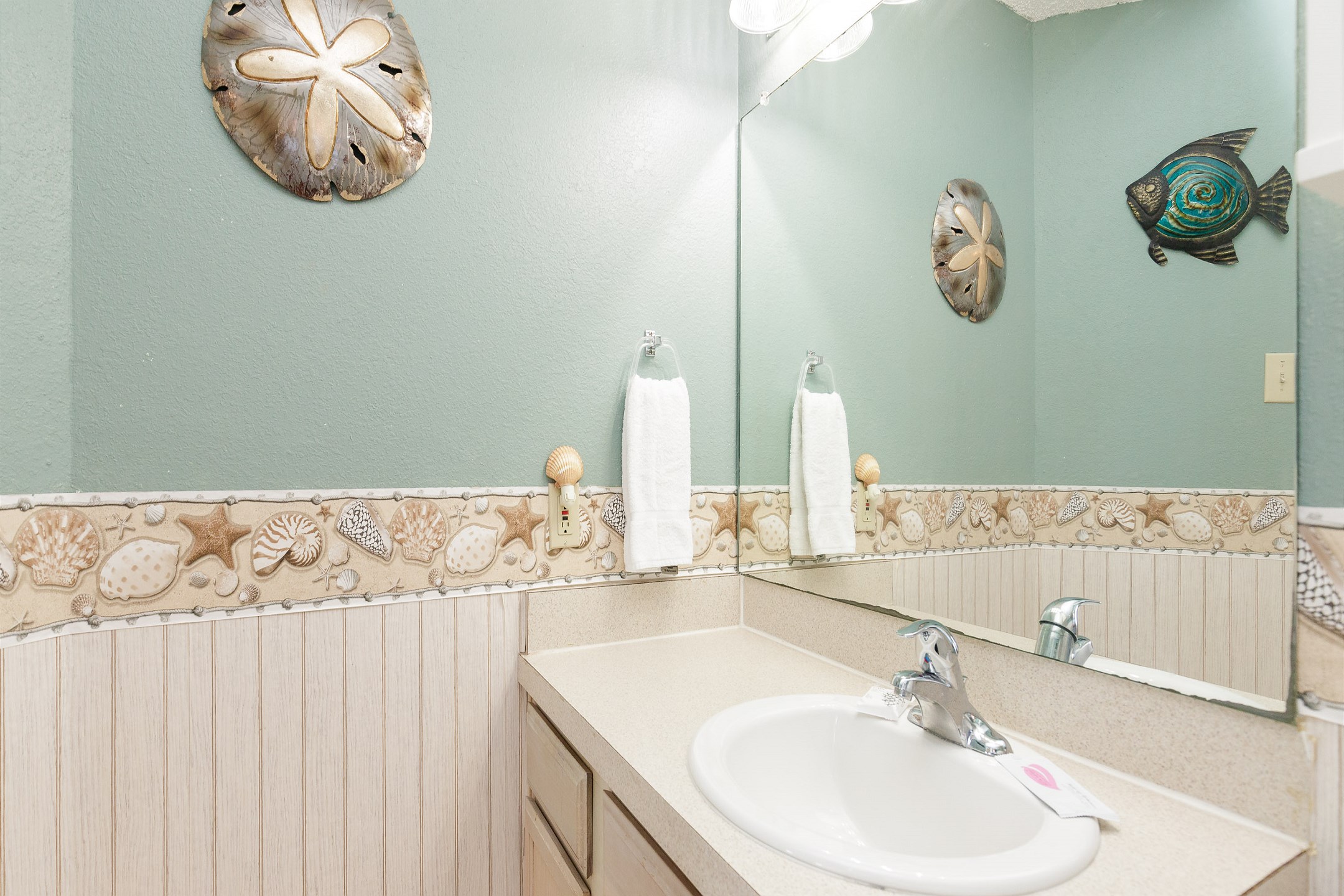 Full bathroom with tub and shower combo