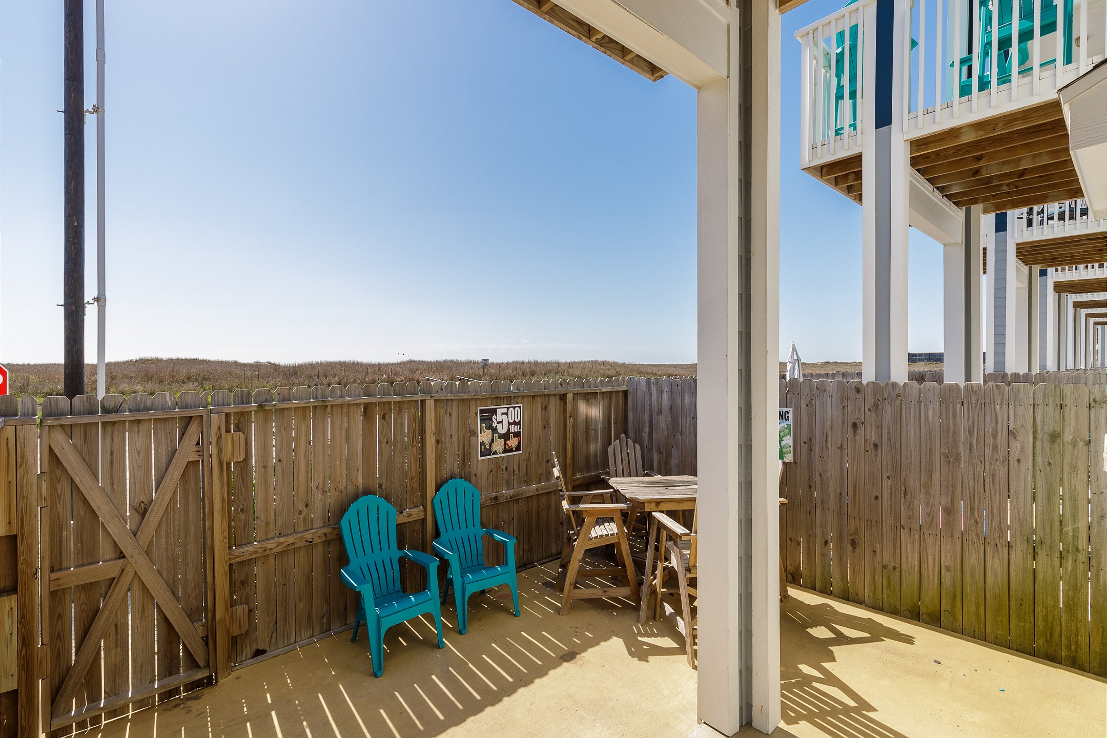 Private patio to enjoy with loved ones