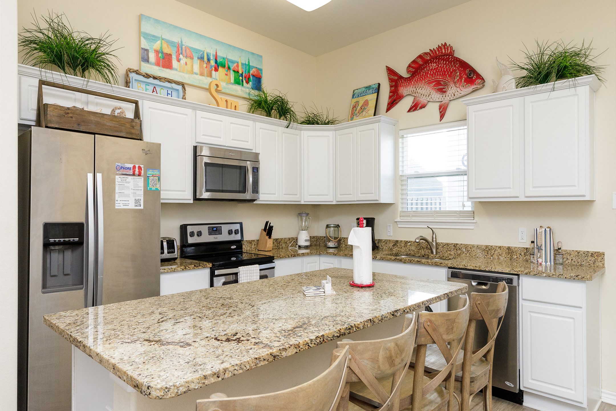 This kitchen is designed for delightful meal preparation during your getaway