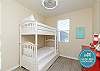 Third bedroom with twin size bunk beds and twin trundle 