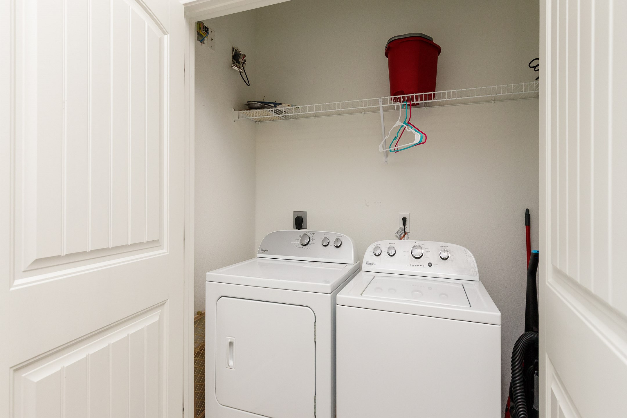 Washer and dryer on 1st floor of property for your convenience 