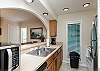 Great kitchen space with 12-cup coffee maker