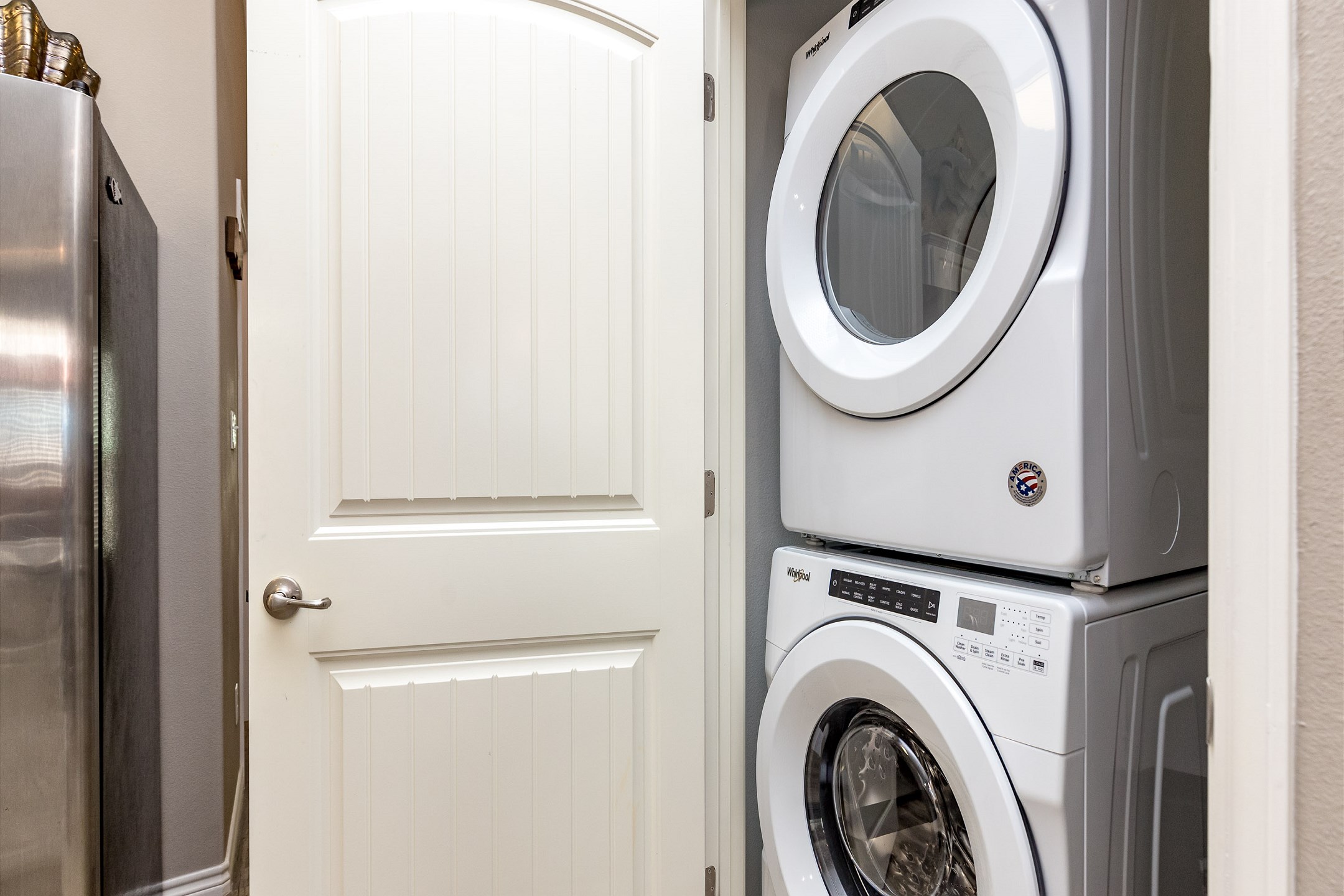 Convenience at your fingertips: washer and dryer in property for a hassle-free stay