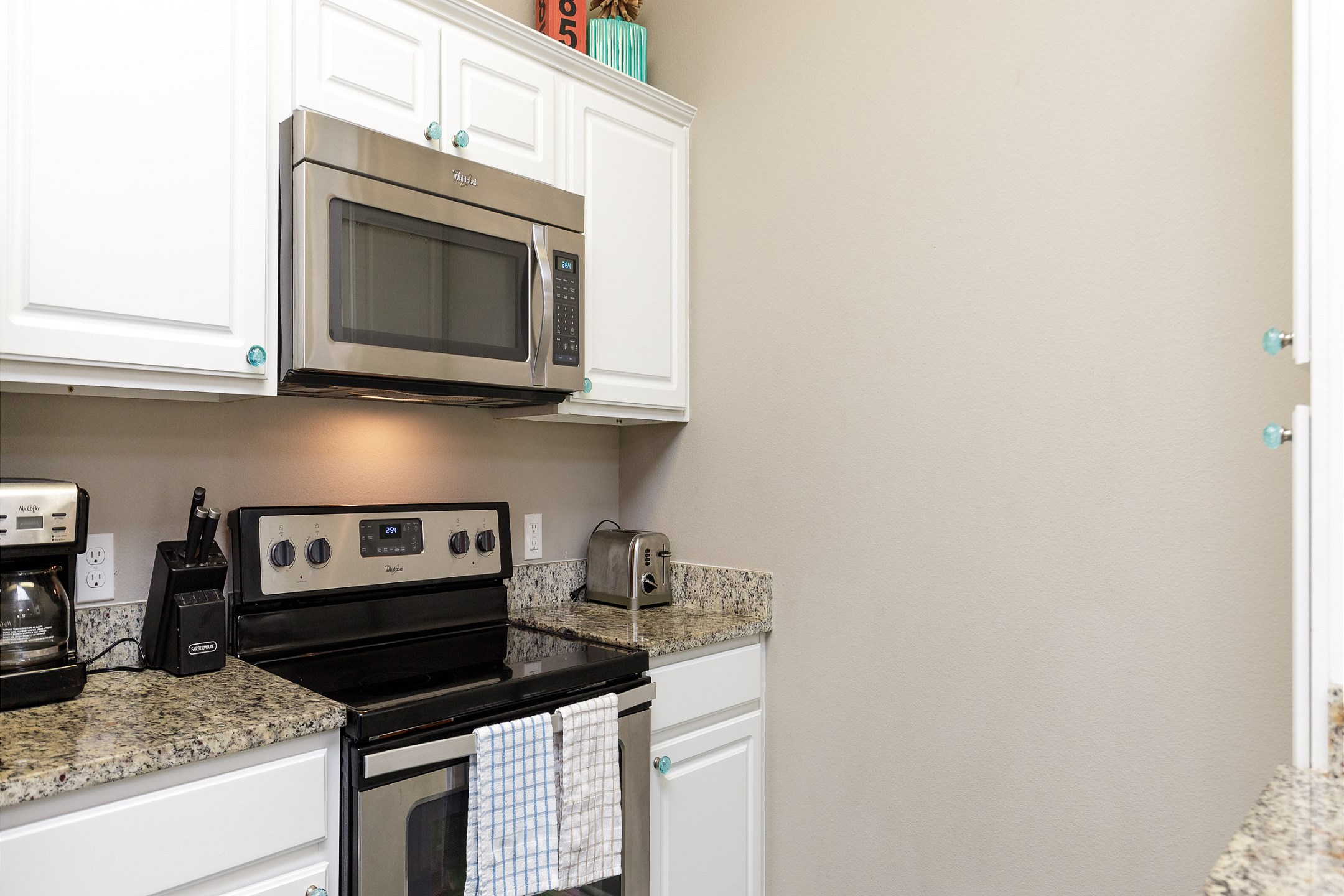 Modern kitchen with stainless steel appliances