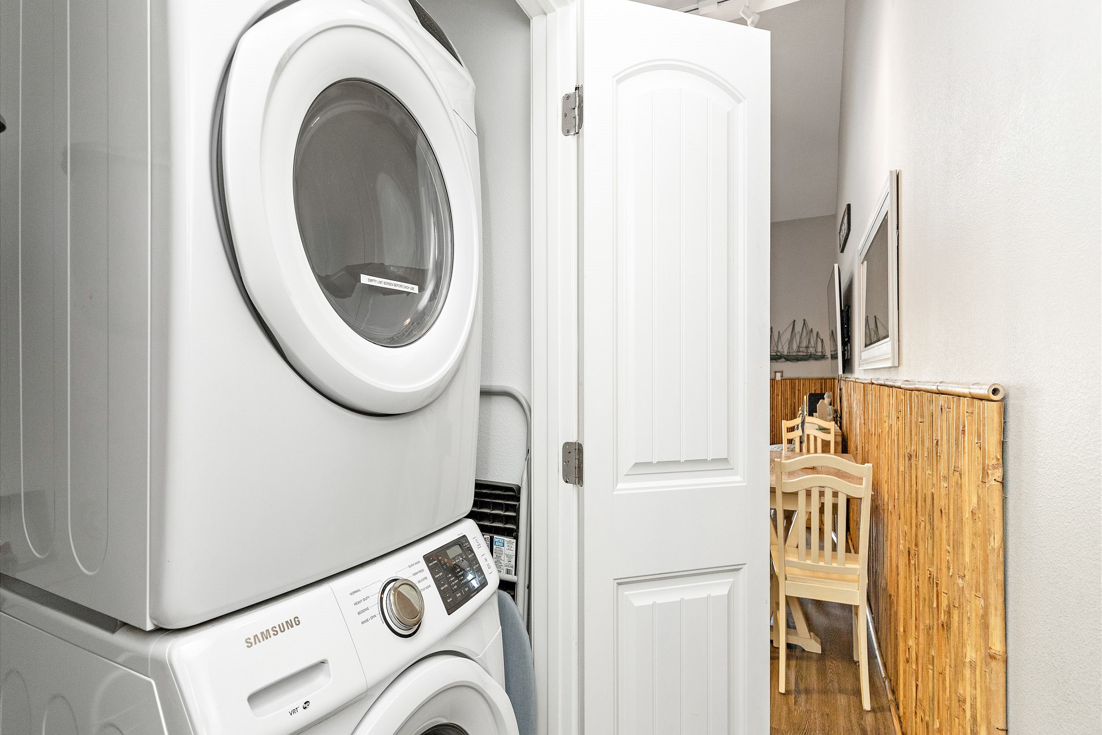Washer and dryer in property for added convenience during your stay