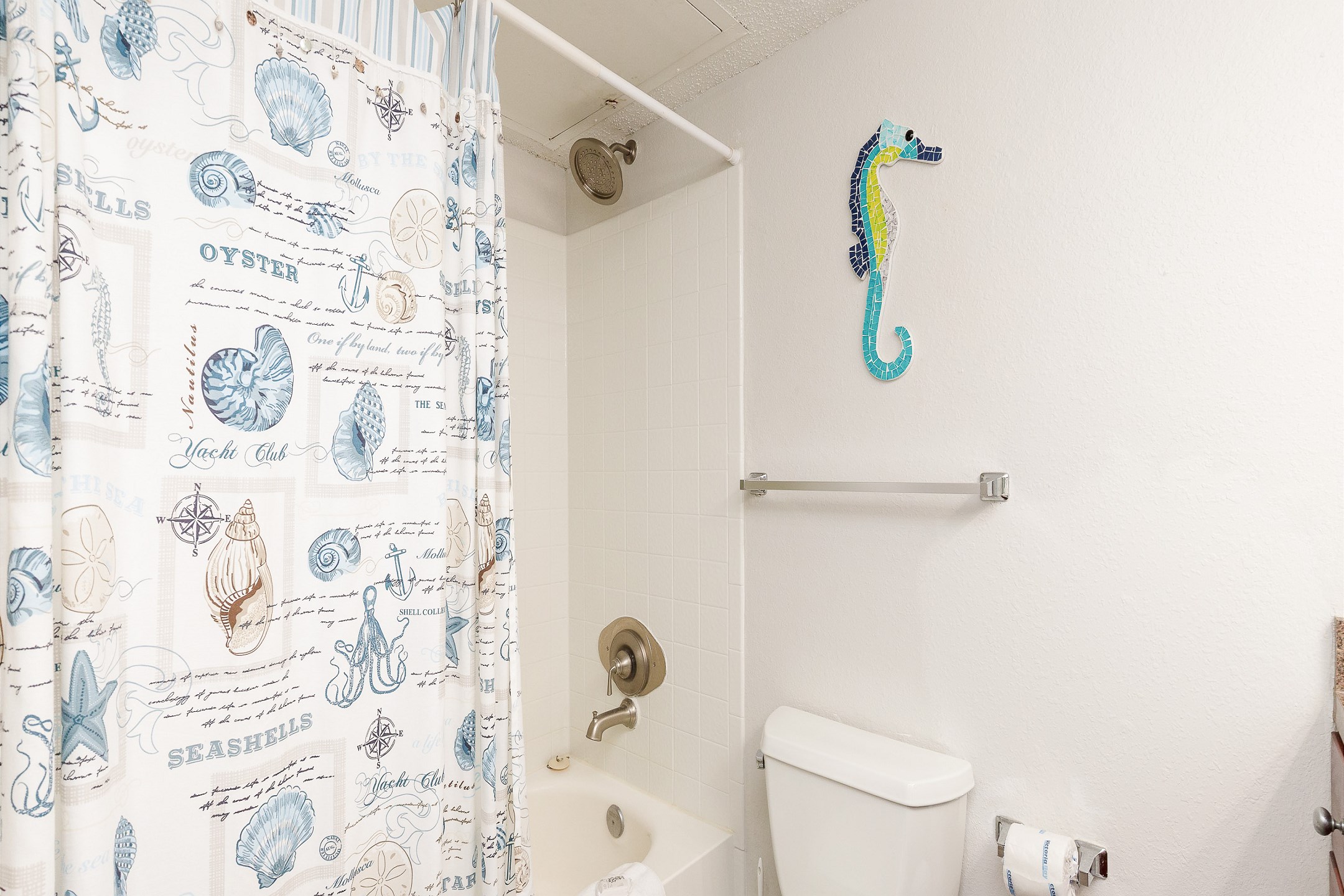 Bathroom with tub and shower 