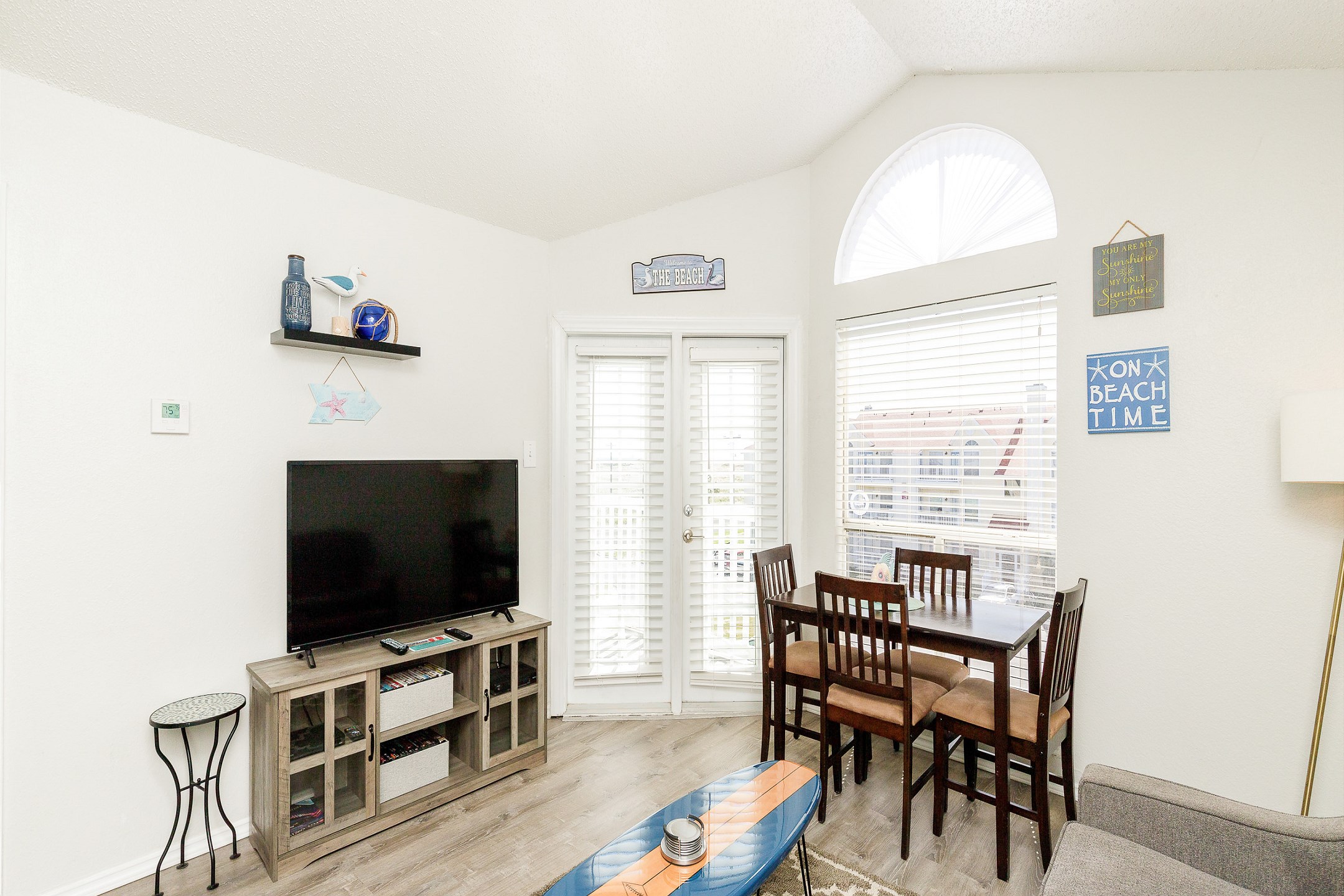 Bright and airy living space with natural light