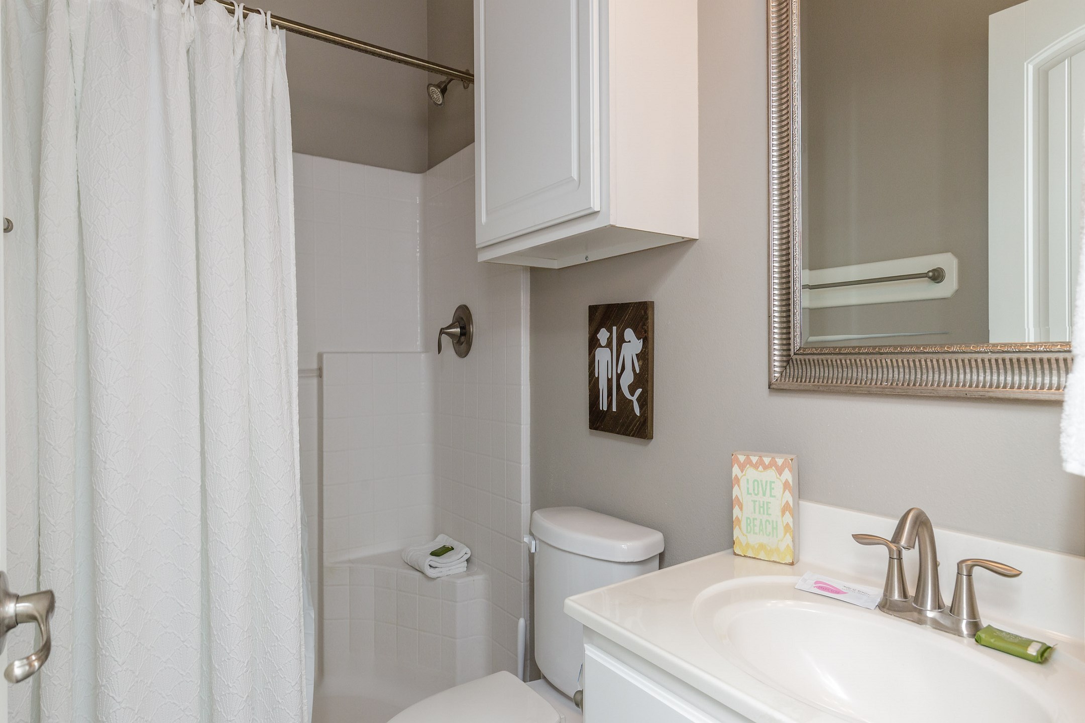 Guest first floor bathroom with walk in shower 