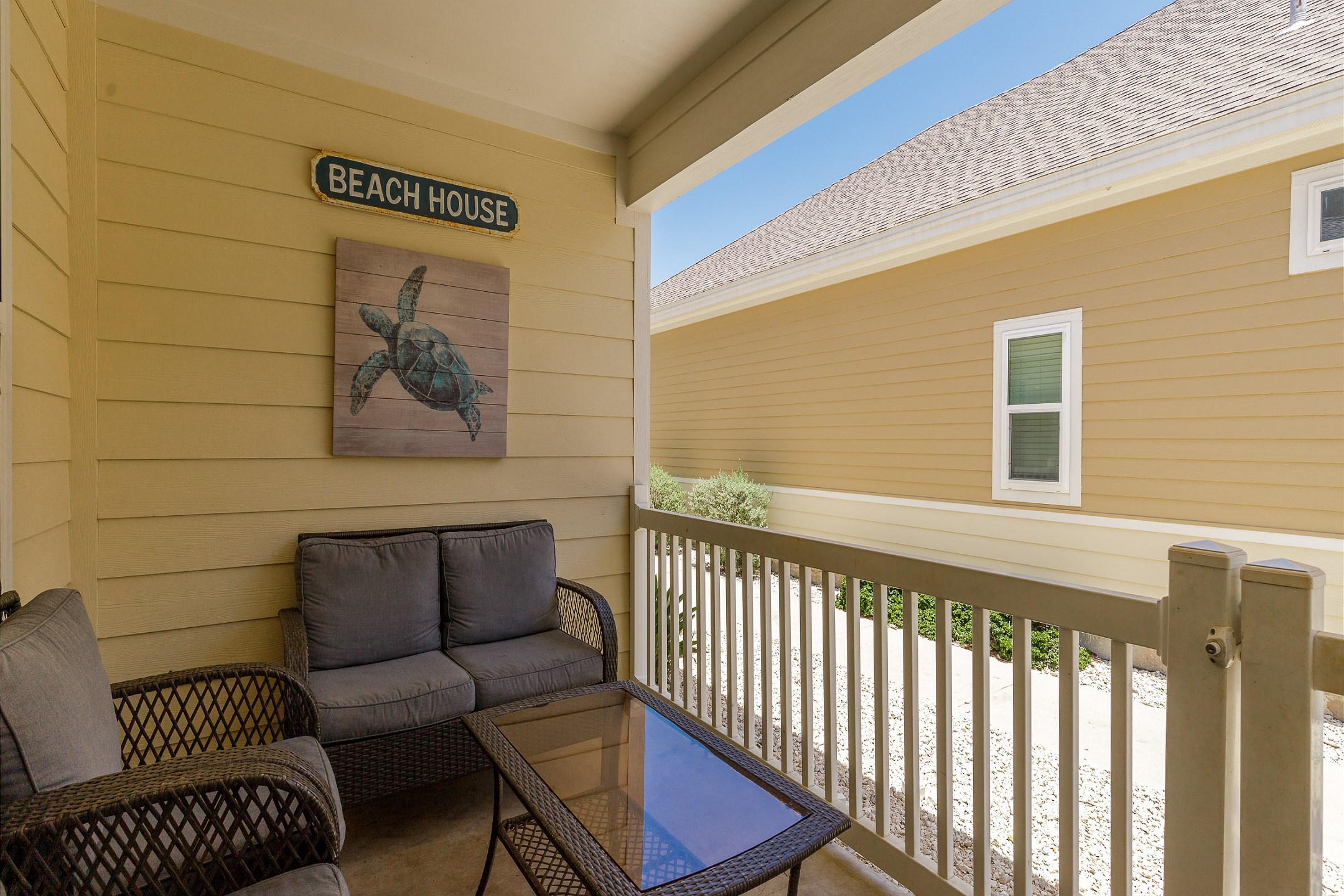 Charming back patio, perfect for relaxing