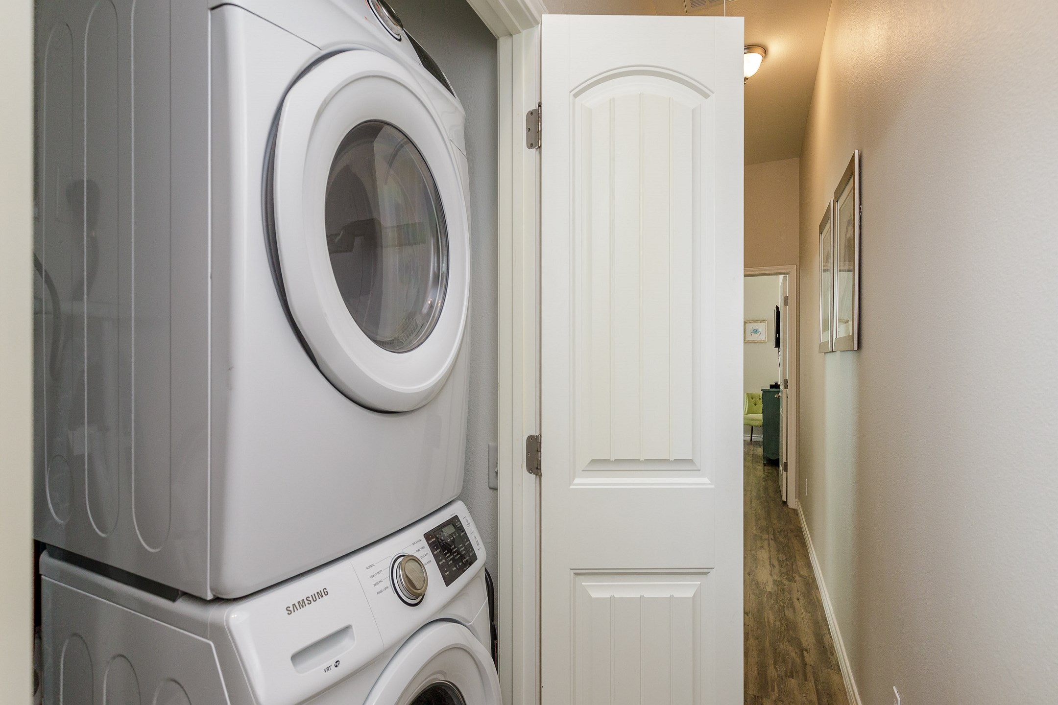 Washer and dryer for your convenience 
