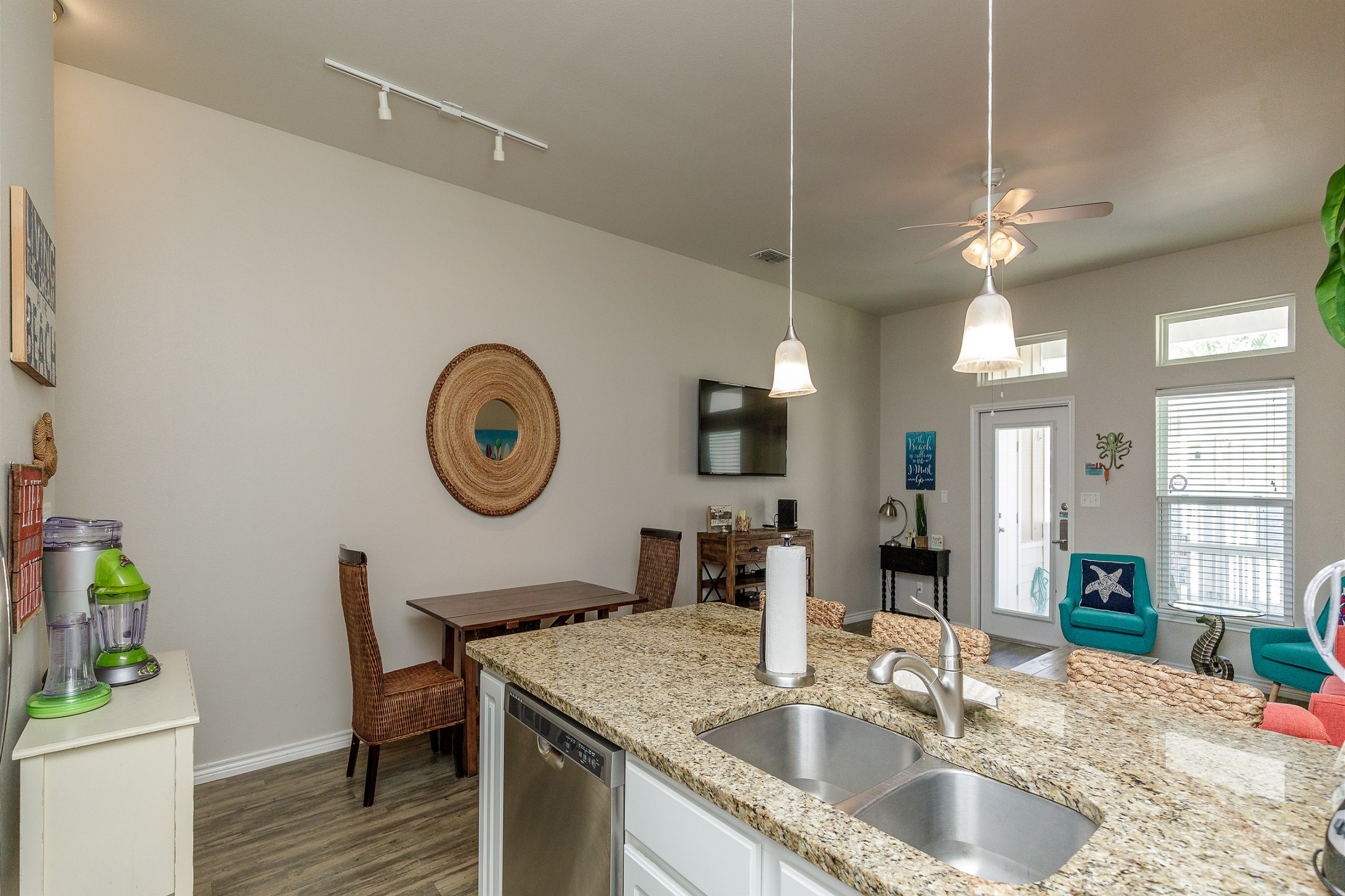 This kitchen is perfect for whipping up quick bites or indulging in culinary adventures during your stay