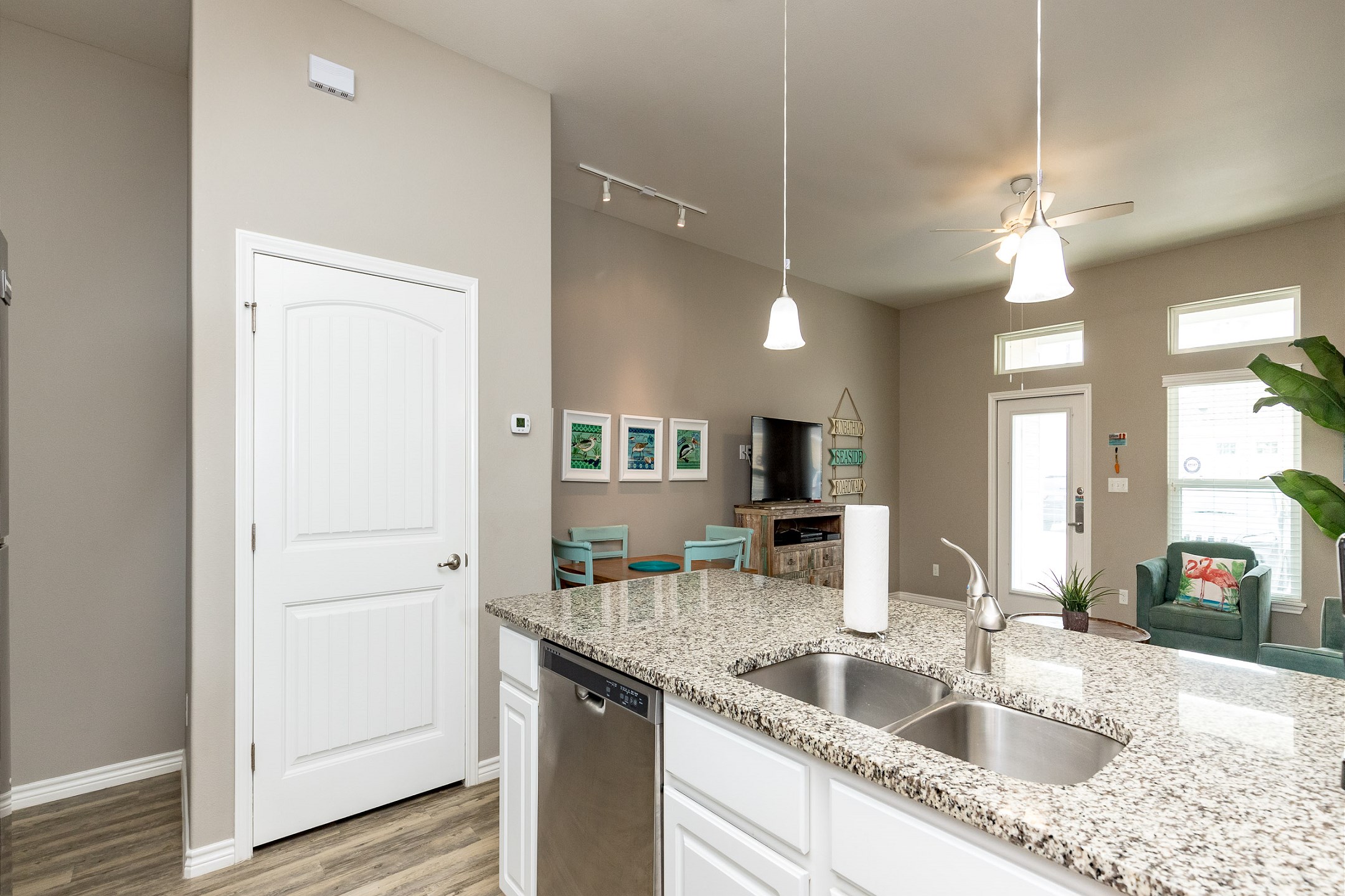 Open concept to entertain while cooking