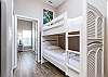 Hall nook with twin size bunk beds