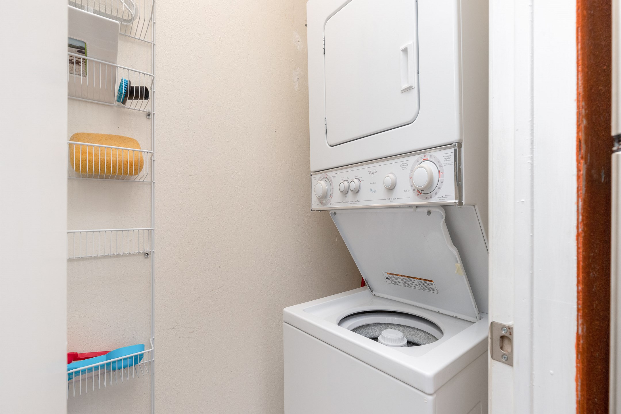 Convenience at your fingertips with an in-property washer and dryer