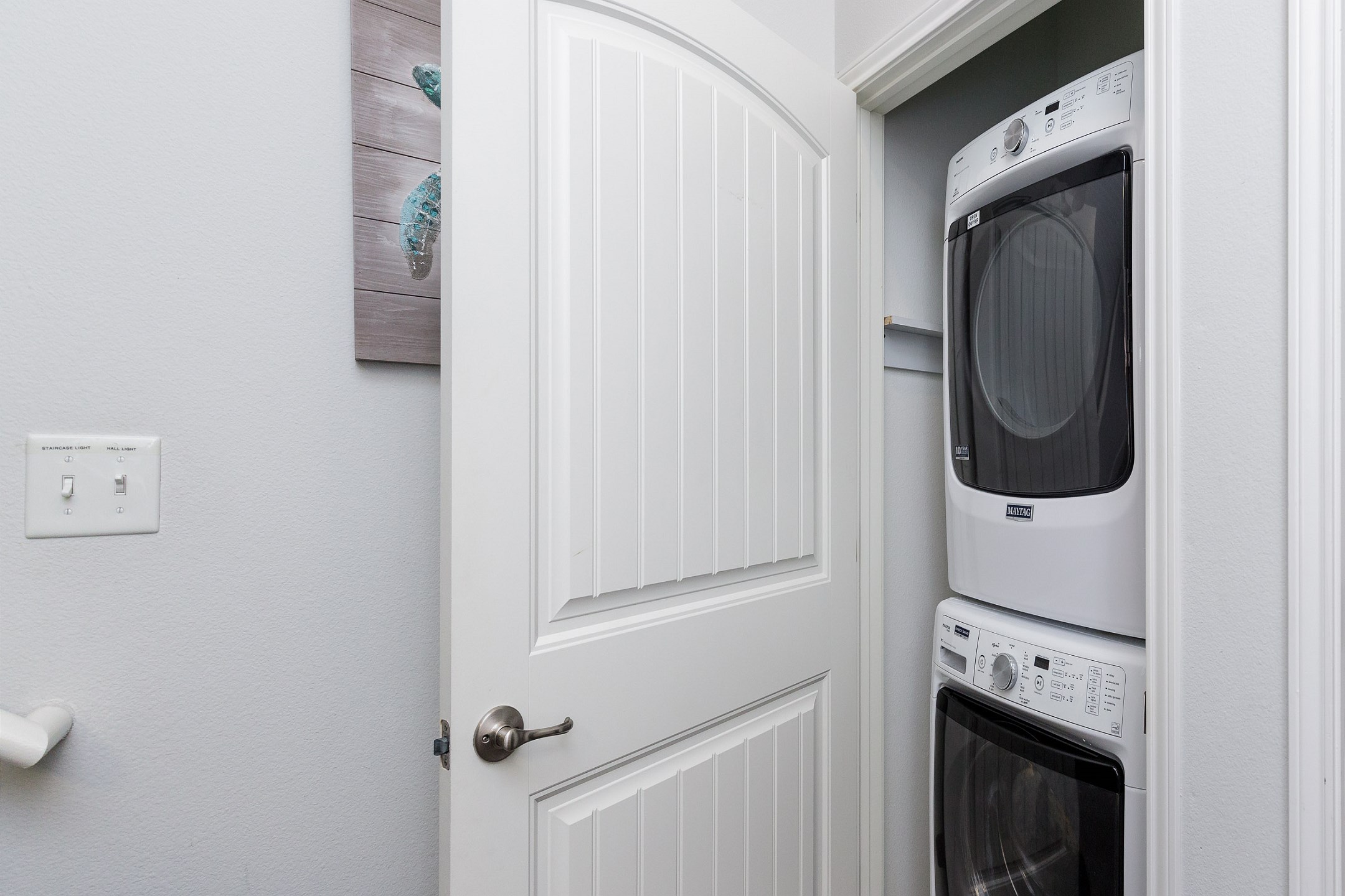 Washer and dryer in property 