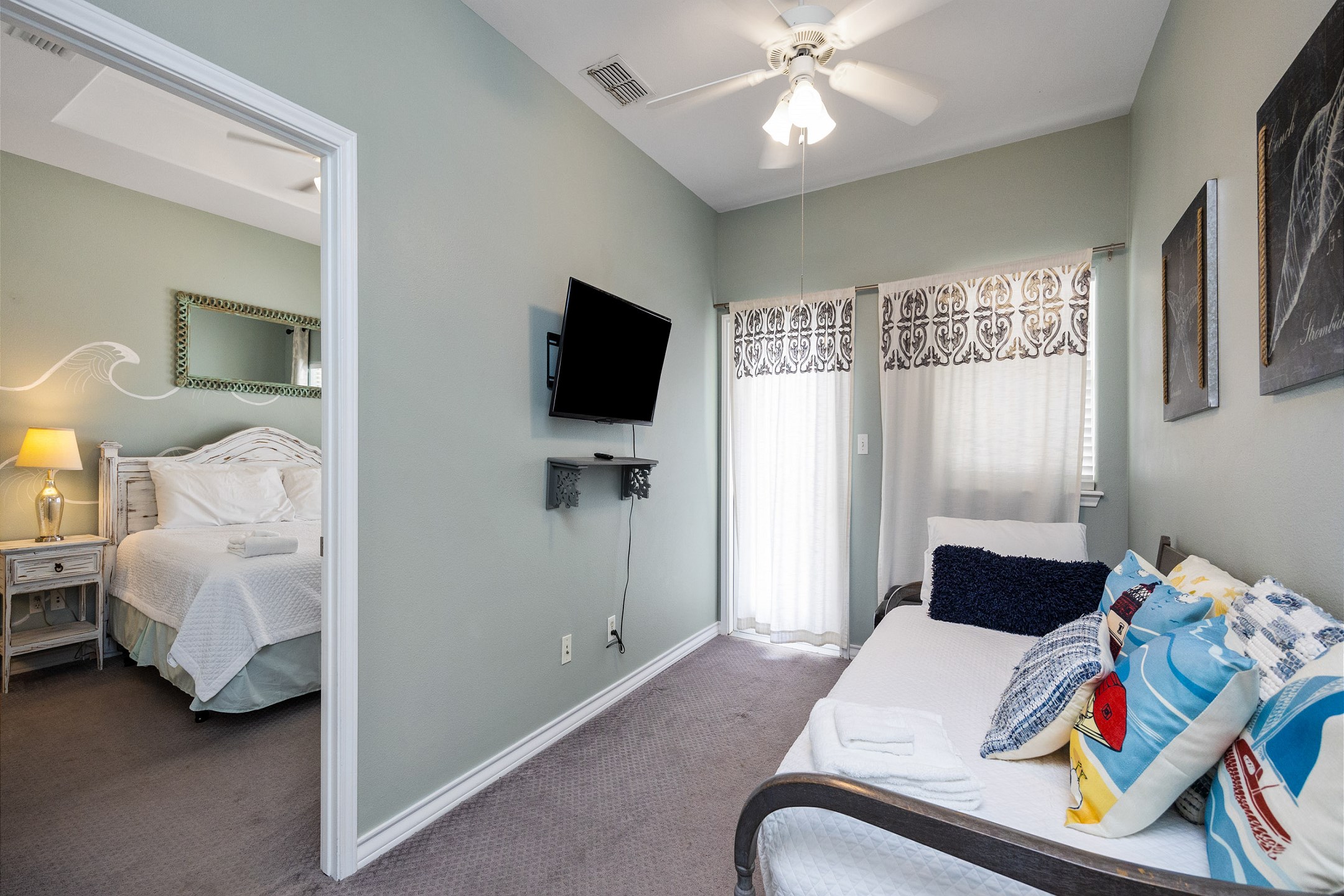 Loft area across master bedroom 
