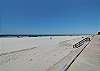 The beach and seawall right out front 