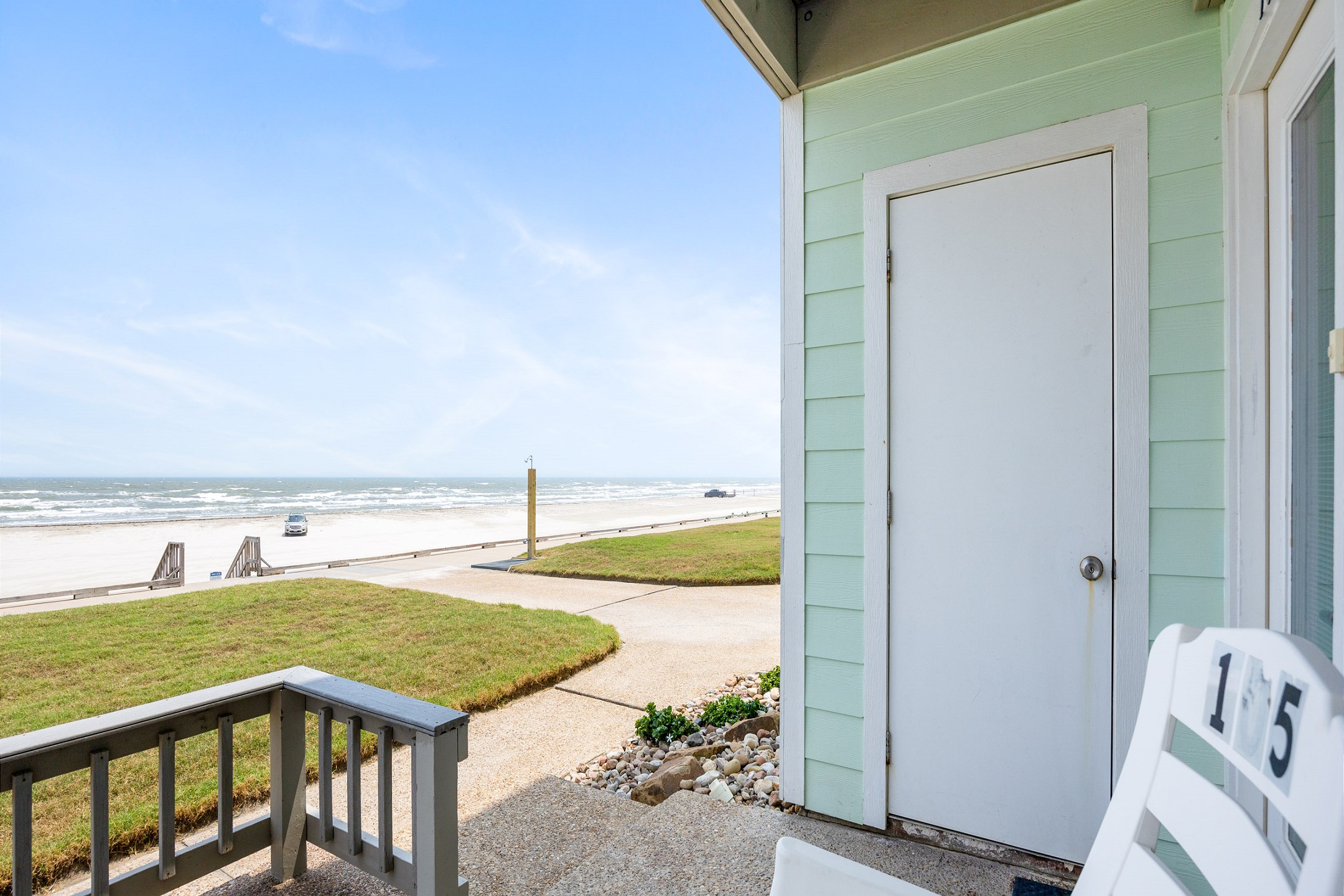 Breath taking beach views - hear the sounds of the waves crashing while relaxing on the patio 
