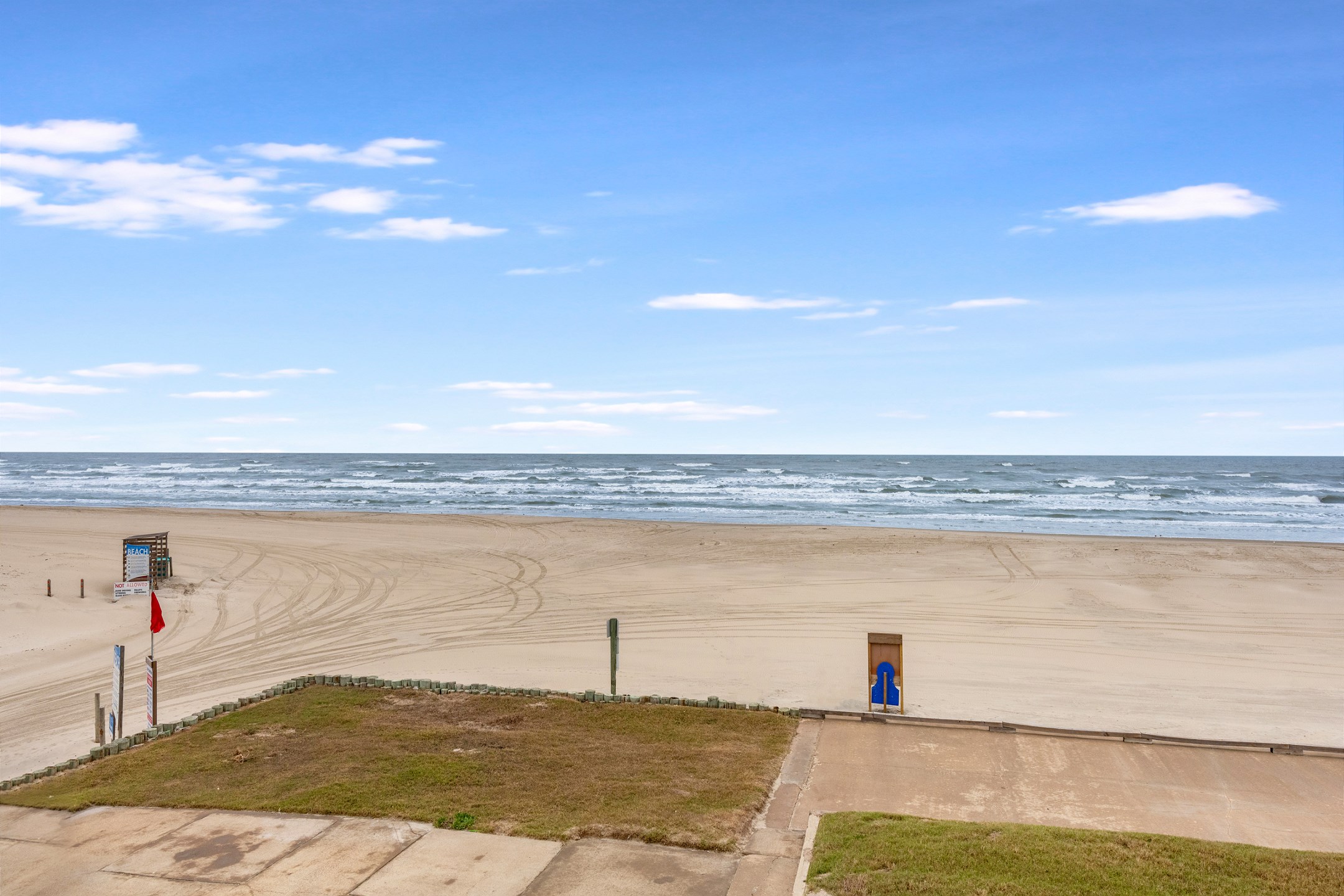 Hear the sounds of the waves crashing and experience beachfront views during your vacation