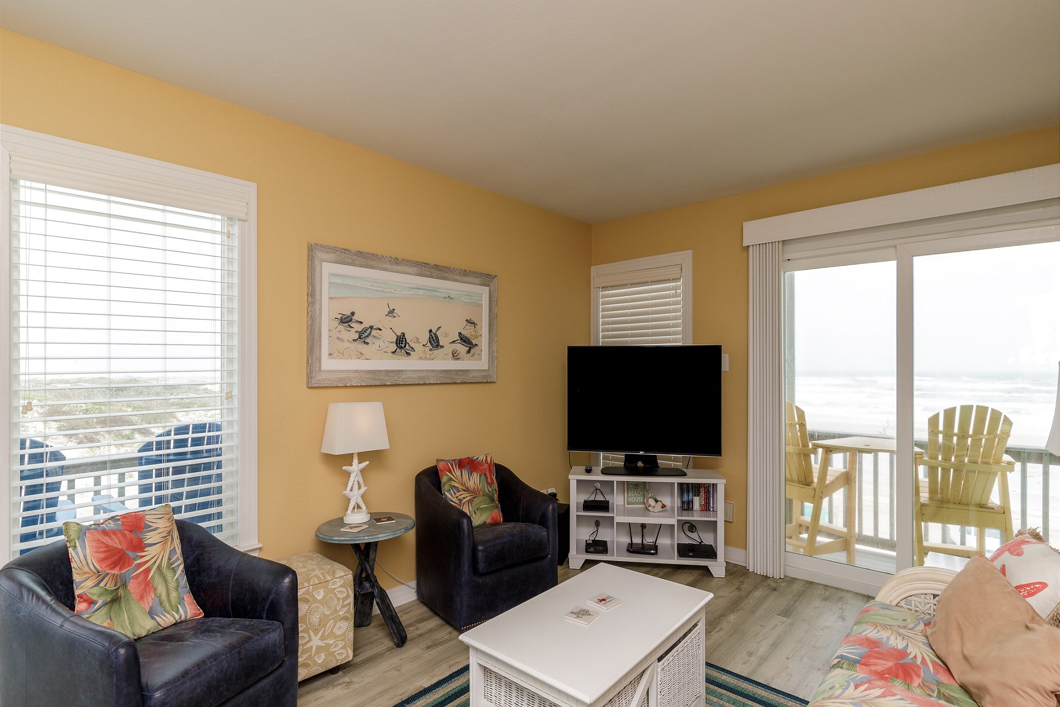 Bright and airy living space with natural light