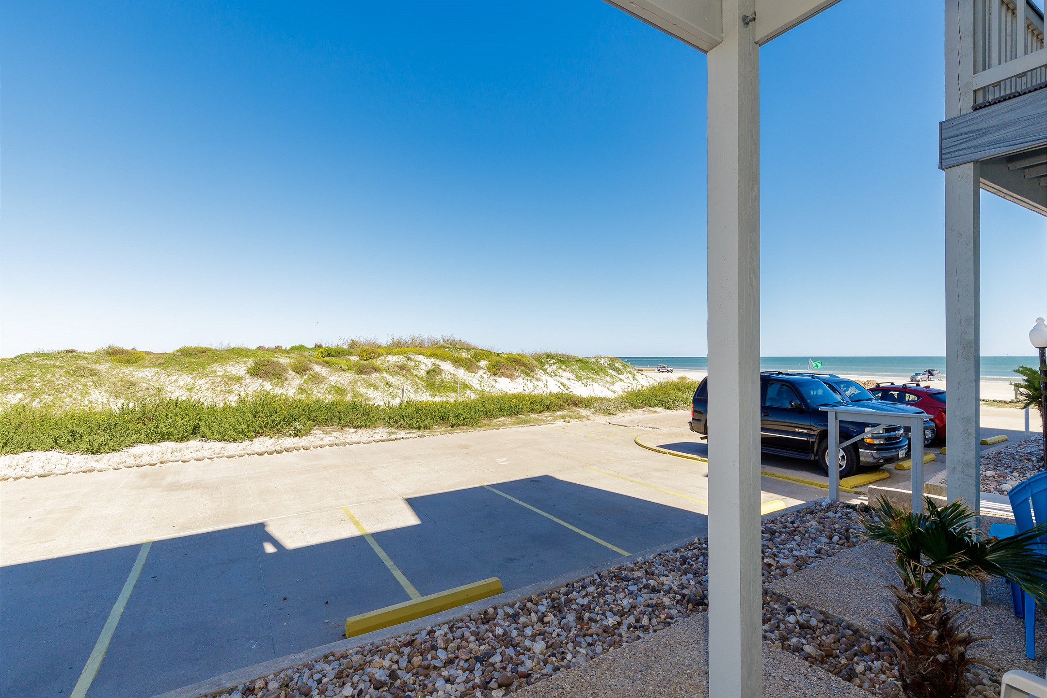 Stay just steps away from the beach