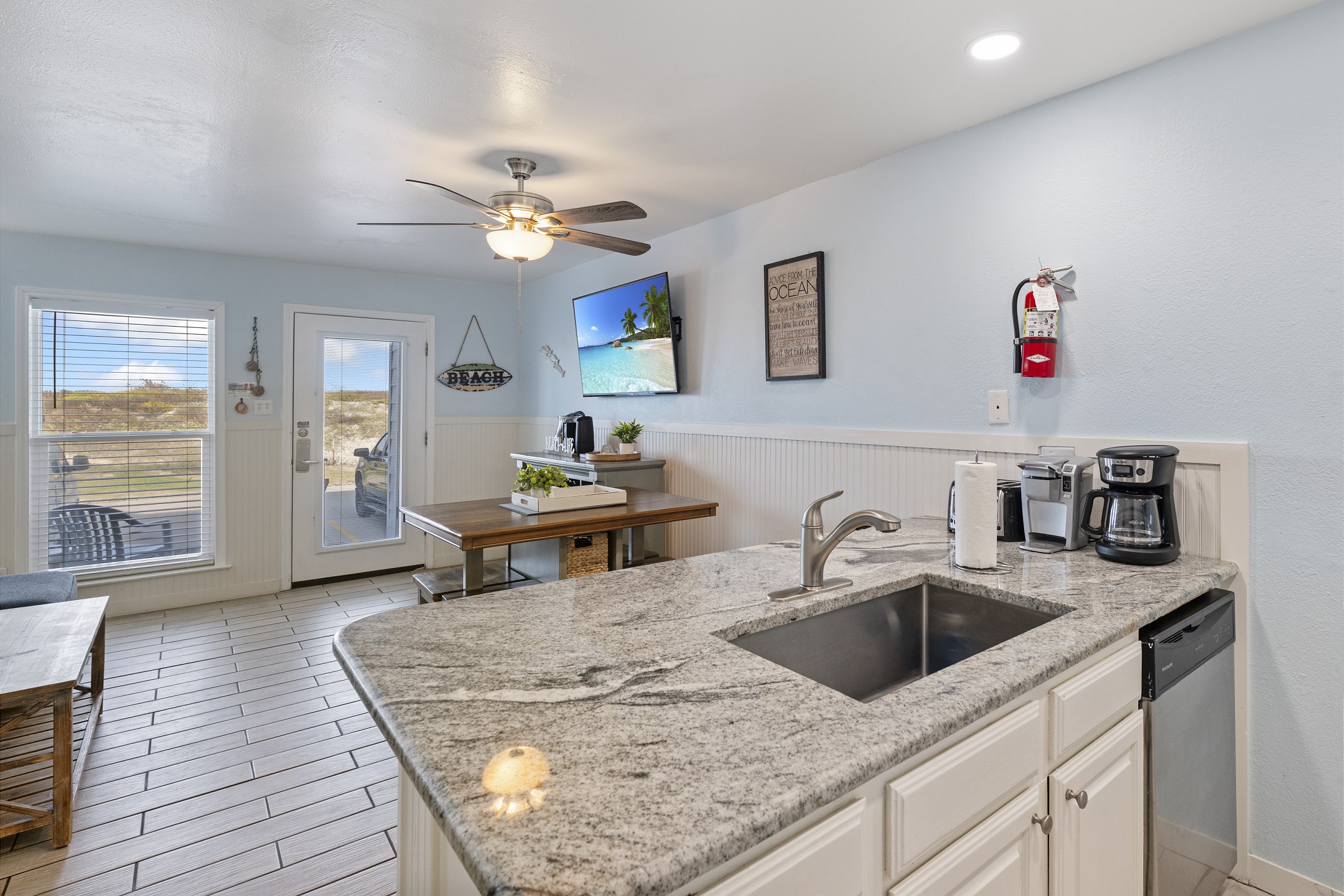 This kitchen is designed for delightful meal preparation during your perfect getaway