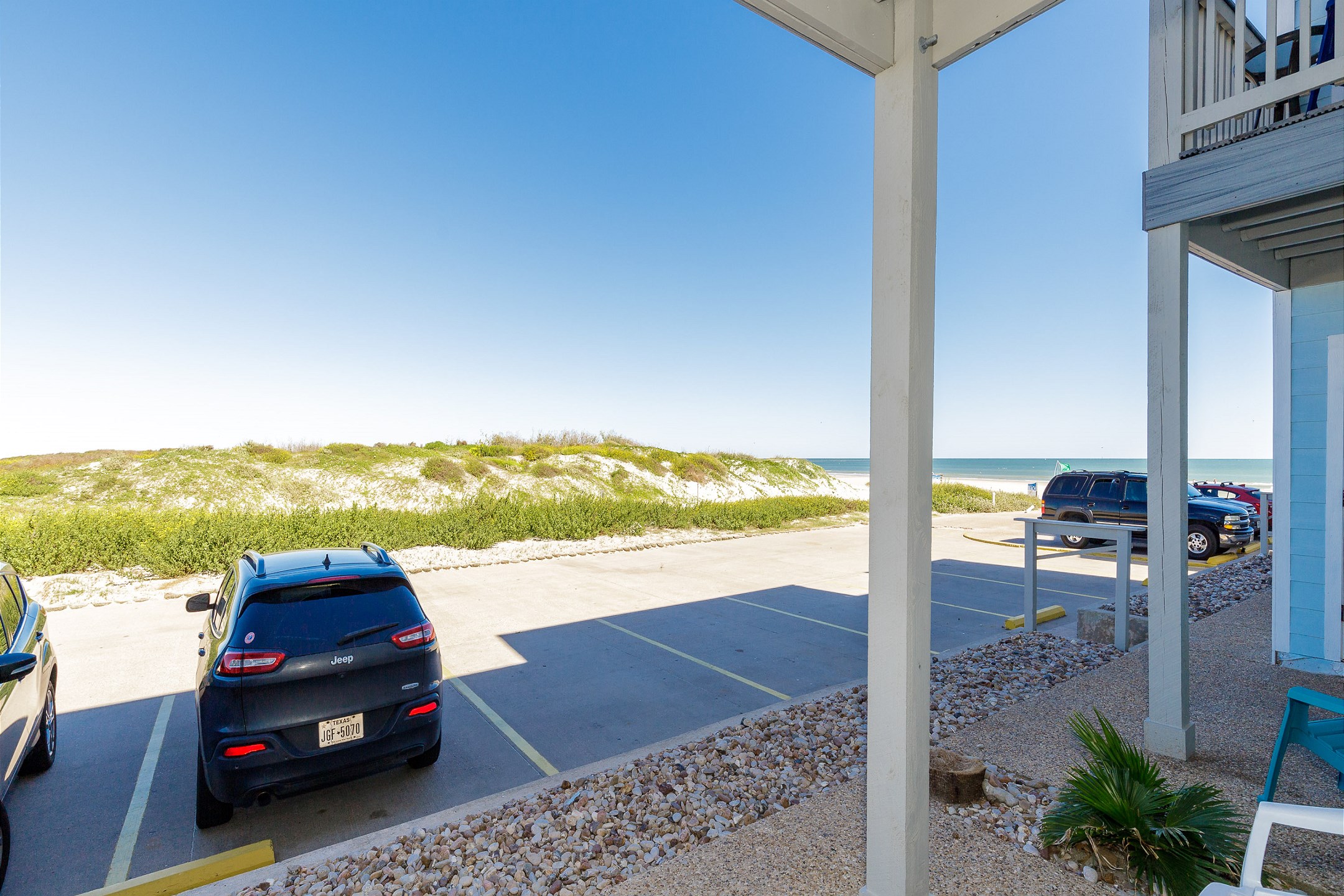 Front patio with a great view 