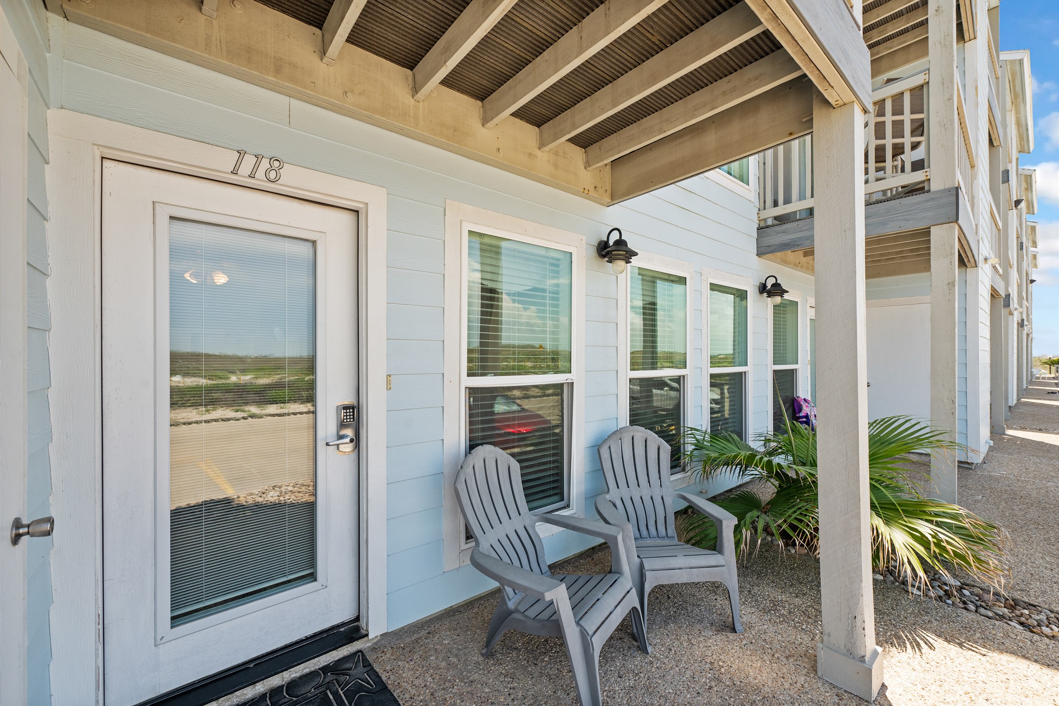 Any time of day is the right time to relax on the patio