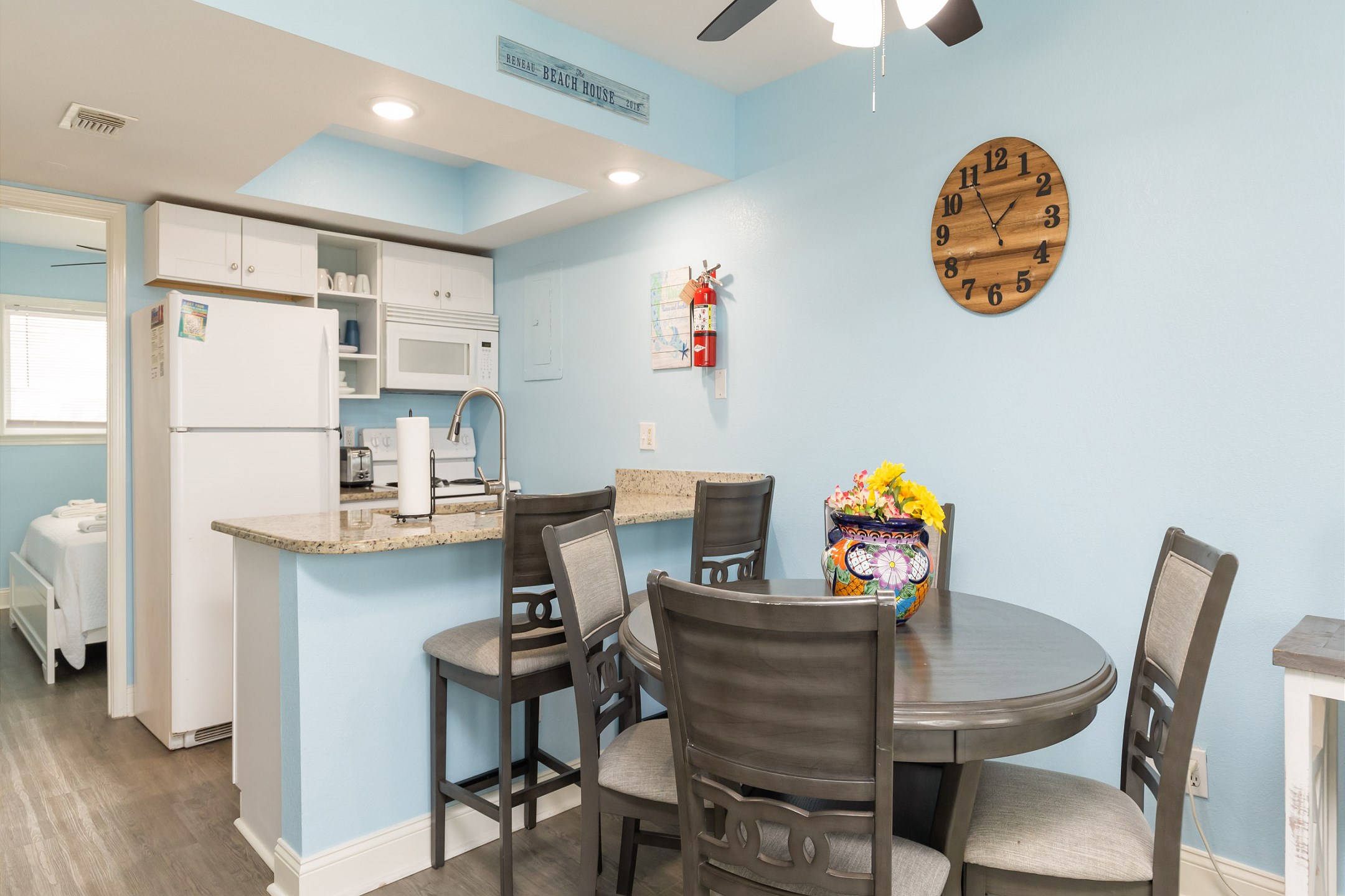 Charming dining space with a bright, inviting feel