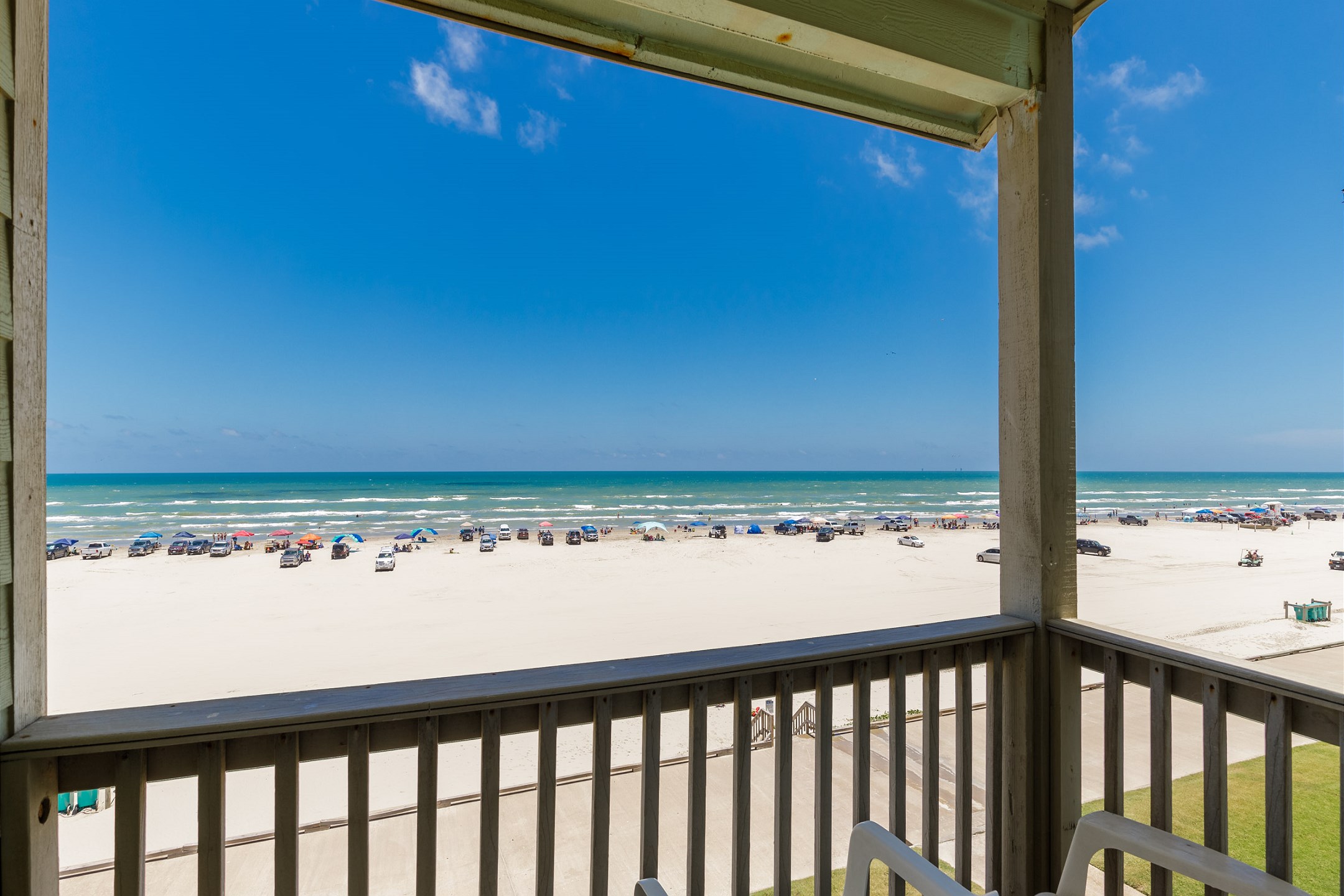 Private balcony off the master bedroom with amazing views 