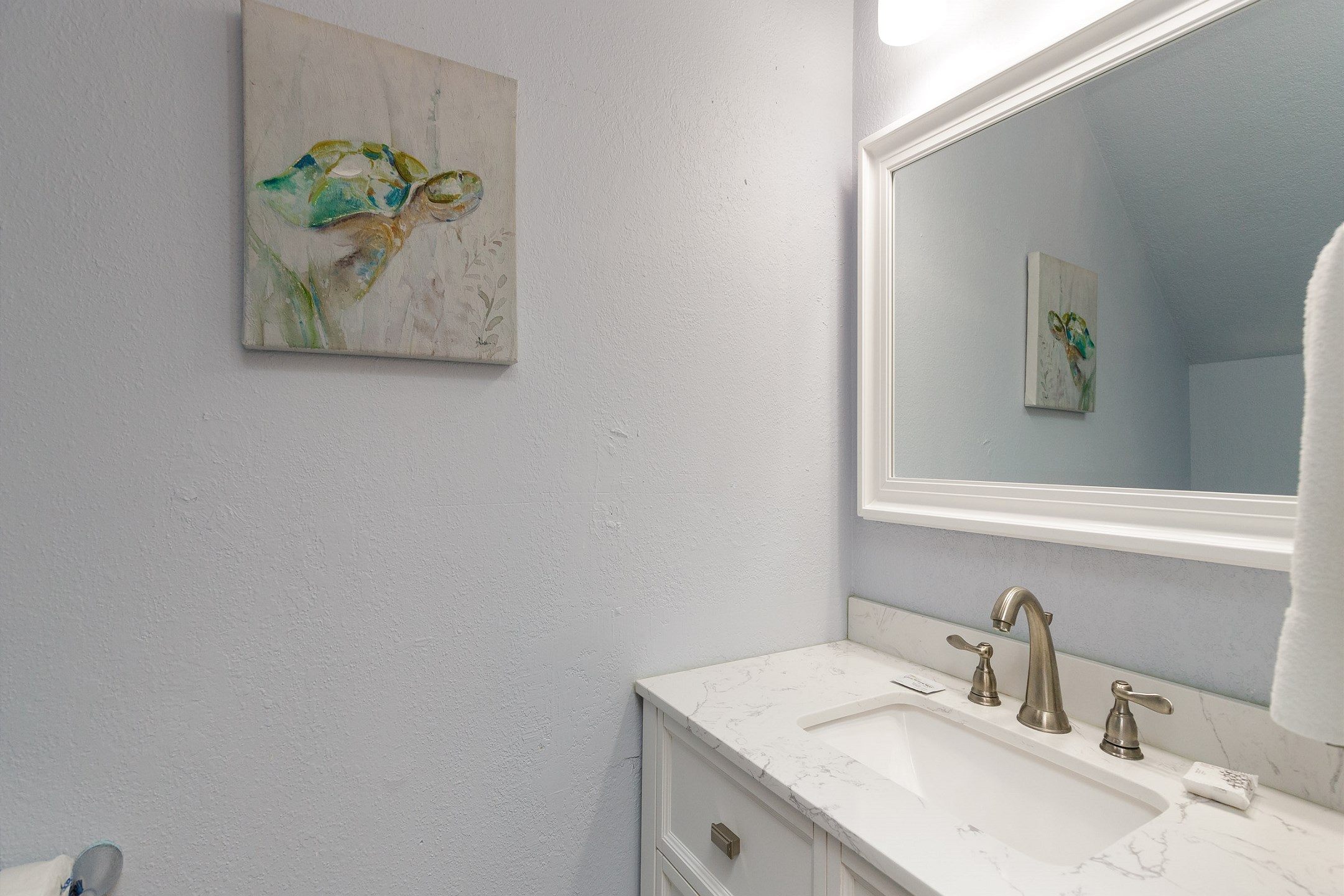 First floor half bathroom