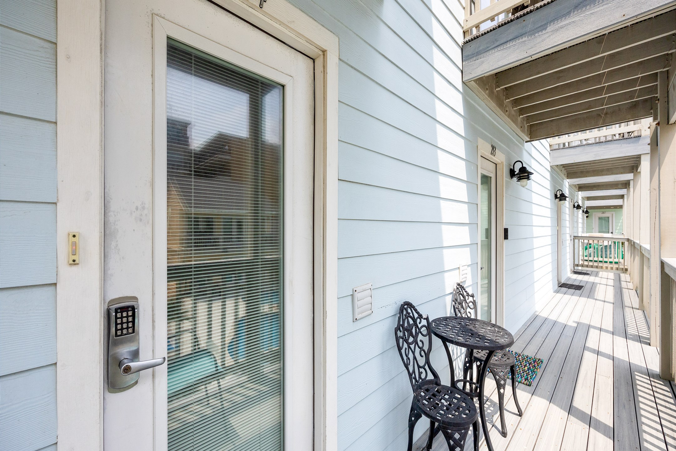 Main entrance on the second floor, #214