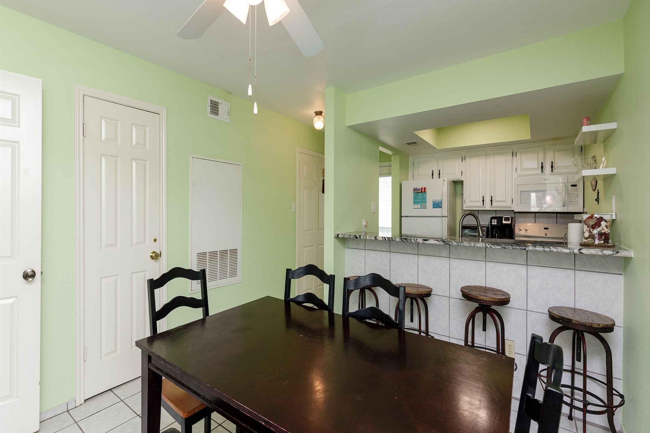 Large dining table perfect for gatherings