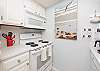 Fully equipped kitchen area with full size appliances and new counter tops 