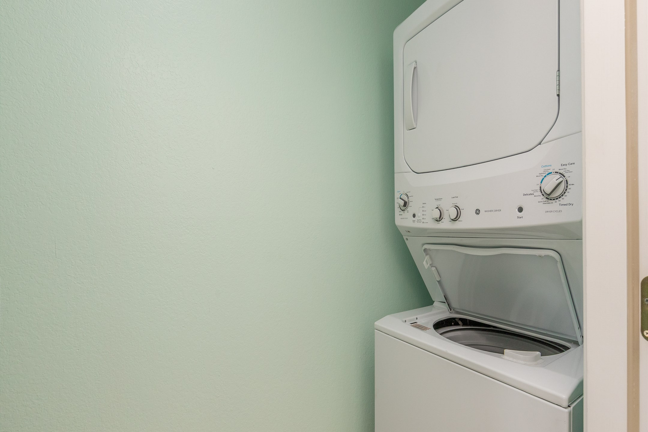 Washer and dryer in property for your convenience
