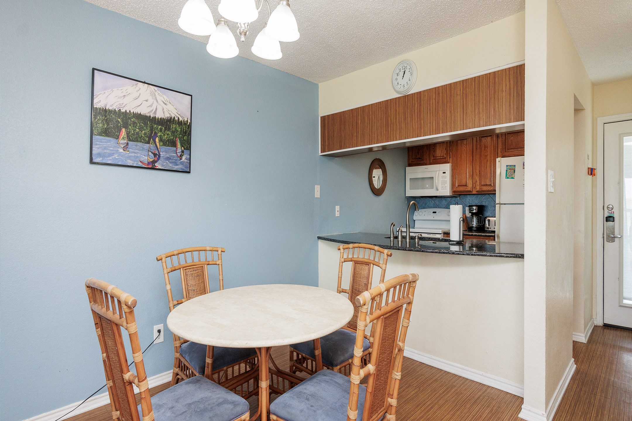 Spacious dining room for family meals