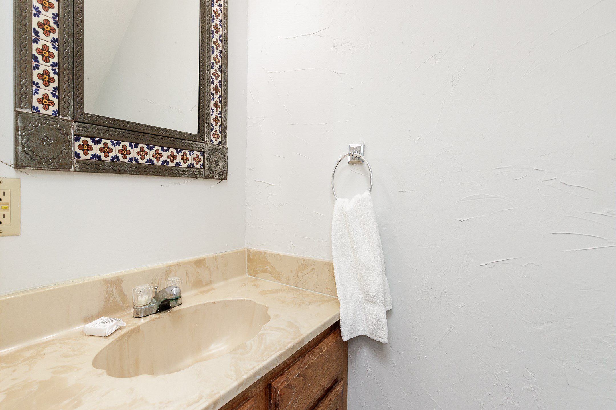 Half bathroom on the first floor