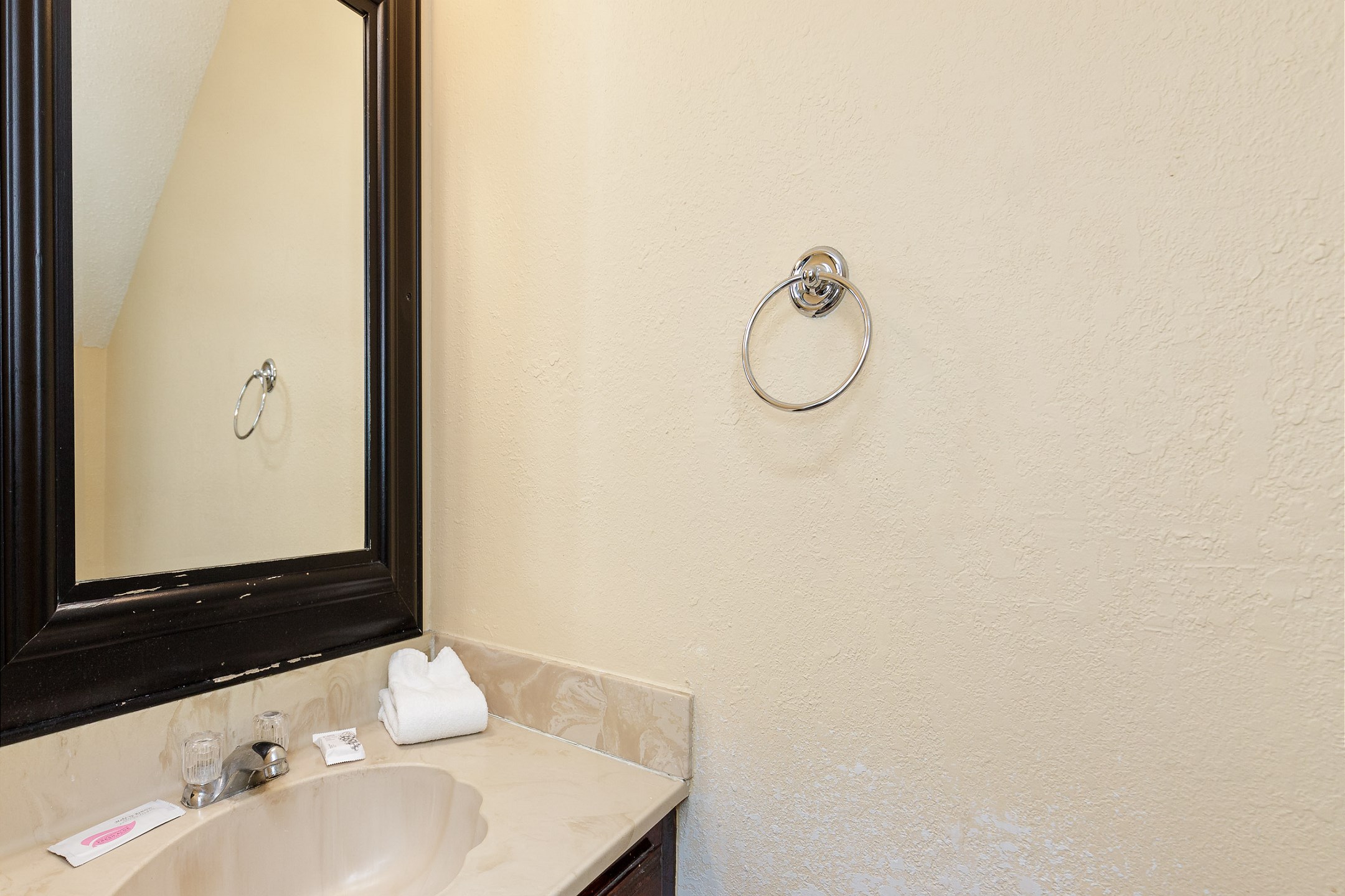 Half bathroom on the first floor